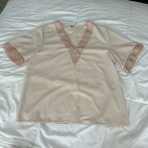 Women’s Cream Business Casual Top